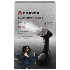 Отпариватель ручной BRAYER BR4125, 1700 Вт, пар 25 г/мин, резервуар 0,28 л, 1 режим, черный Отпариватель ручной BRAYER BR4125, 1700 Вт, пар 25 г/мин, резервуар 0,28 л, 1 режим, черный - фото 11