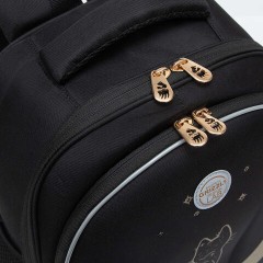 Ранец GRIZZLY анатомическая спинка, c брелоком, для девочек, "NIGHT CAT", 36х28х20 см, RAz-286-1/1 Ранец GRIZZLY анатомическая спинка, c брелоком, для девочек, "NIGHT CAT", 36х28х20 см, RAz-286-1/1 - фото 4