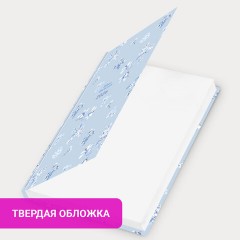 Ежедневник датированный 2026 145х215 мм, А5, STAFF, ламинированная обложка, "Blue Flowers", 117316 - фото 11