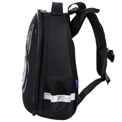 Ранец BRAUBERG SHINY, 2 отделения, с брелоком, "Husky", СВЕТЯЩИЙСЯ РИСУНОК, 38х28х14 см, 271383 - фото 3