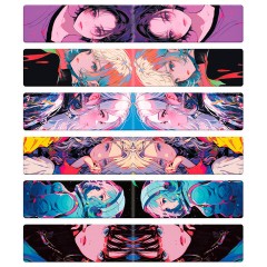 Закладки для книг МАГНИТНЫЕ, "5 ДИЗАЙНОВ МИКС", 6 штук, 60x20 мм, FUNSTER (ФАНСТЕР), 116652 - фото 10