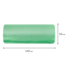 Мешки для мусора 30 л, зеленые, в рулоне 30 штук, ПНД 10 мкм, 50x60 см, серия "Classic", BOOMHOUSE (БУМХАУС), 702652 - фото 4