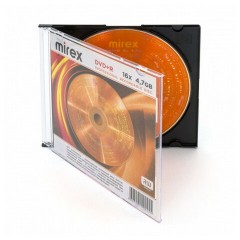 Диск DVD+R (плюс) MIREX, 4,7 ГБ, 16x, Slim Case, КОМПЛЕКТ 5 шт., UL130013A1F - фото 6