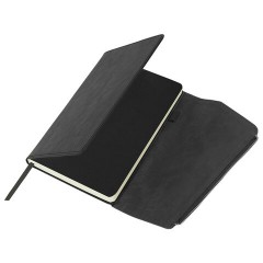 Ежедневник датированный 2026, А5, 145х213 мм, BRAUBERG "Jacket", под кожу, клапан, держатель, черный, 117399 - фото 3