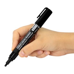 Маркер меловой CHALK LIQUID MARKER, ЧЕРНЫЙ, 3 мм, стираемый, BRAUBERG "CHALK", 152600 - фото 10
