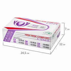Перчатки латексные смотровые особо прочные SFM HIGH RISK COMFORT, Германия, 25 пар (50 шт.), размер L (большой) Перчатки латексные смотровые особо прочные SFM HIGH RISK COMFORT, Германия, 25 пар (50 шт.), размер L (большой) - фото 6