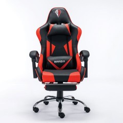 Кресло компьютерное BRABIX "Dexter GM-135", подножка, две подушки, экокожа, черное/красное, 532799 Кресло компьютерное BRABIX "Dexter GM-135", подножка, две подушки, экокожа, черное/красное, 532799 - фото 5