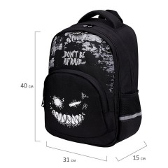 Рюкзак BRAUBERG SOFT, 2 отделения, 3 кармана, "Don't be afraid", СВЕТЯЩИЙСЯ, 40х31х15 см, 271364 Рюкзак BRAUBERG SOFT, 2 отделения, 3 кармана, "Don't be afraid", СВЕТЯЩИЙСЯ, 40х31х15 см, 271364 - фото 11