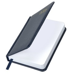 Ежедневник датированный 2026, МАЛЫЙ ФОРМАТ 100х150 мм, А6, BRAUBERG "Select", балакрон, темно-синий, 117259 - фото 3