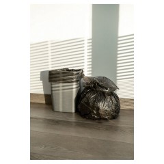 Мешки для мусора 35 л, черные, в рулоне 50 шт., ПНД, 6,2 мкм, 50х60 см, PACLAN "Professional", 40303 - фото 2