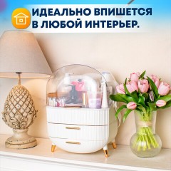 Органайзер (бьюти бокс) для хранения косметики, духов, мелочей, STYLE, 34х19х28,5 см, DASWERK (ДАСВЕРК), 608473 - фото 9