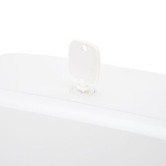 Диспенсер для полотенец на 2 пачки LAIMA PROFESSIONAL PREMIUM (Система H2), Z-сложения, белый, ABS-пластик, 609516 - фото 4