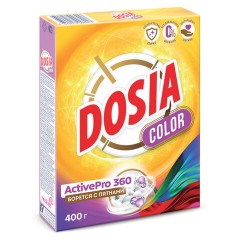 Стиральный порошок для всех типов стирки и тканей 400 г, DOSIA "Optima Color", 3265602 Стиральный порошок для всех типов стирки и тканей 400 г, DOSIA "Optima Color", 3265602 - фото 2