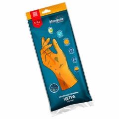 Перчатки латексные MANIPULA Specialist Цетра, КЩС-1, размер 9-9,5 (L), оранжевые, L-F-04/CG-947 Перчатки латексные MANIPULA Specialist Цетра, КЩС-1, размер 9-9,5 (L), оранжевые, L-F-04/CG-947 - фото 2