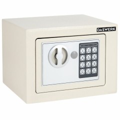 Сейф мебельный DASWERK SC-170EL (170х230х170 мм), электронный замок, бежевый, 291340 - фото 2