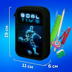 Пенал ПИФАГОР, 3 отделения, ламинированный картон, 19х11 см, "Goal", 271547 Пенал ПИФАГОР, 3 отделения, ламинированный картон, 19х11 см, "Goal", 271547 - фото 11