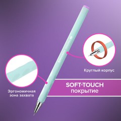 Ручки гелевые BRAUBERG ORIGINAL, ЧЕРНЫЕ, НАБОР 4 штуки, игольчатый узел 0,5 мм, линия письма 0,35 м, 144247 Ручки гелевые BRAUBERG ORIGINAL, ЧЕРНЫЕ, НАБОР 4 штуки, игольчатый узел 0,5 мм, линия письма 0,35 м, 144247 - фото 15