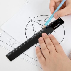 Линейка пластиковая 20 см, BRAUBERG, черная, 210829 Линейка пластиковая 20 см, BRAUBERG, черная, 210829 - фото 4
