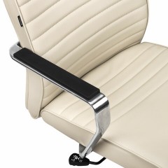 Кресло BRABIX PREMIUM ''Solo EX-730'', алюминий, хром, экокожа, бежевое, 532937 Кресло BRABIX PREMIUM ''Solo EX-730'', алюминий, хром, экокожа, бежевое, 532937 - фото 9