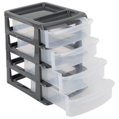 Бокс универсальный большой, 4 выдвижные секции, 37,6х25х35,5 см, М2768 - фото 4