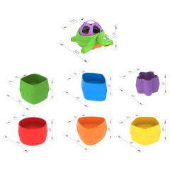 Игра-сортер дидактическая "Черепаха", пластиковая, 6 формочек, НОРДПЛАСТ, 793 - фото 5