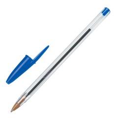 Ручки шариковые BIC "Cristal Original", НАБОР 4 шт., СИНИЕ, узел 1 мм, линия 0,32 мм, пакет, 8308601 Ручки шариковые BIC "Cristal Original", НАБОР 4 шт., СИНИЕ, узел 1 мм, линия 0,32 мм, пакет, 8308601 - фото 3