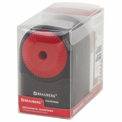 Точилка механическая BRAUBERG "ULTRA", для чернографитных и цветных карандашей, крепление к столу, корпус черный с красным, 228626 Точилка механическая BRAUBERG "ULTRA", для чернографитных и цветных карандашей, крепление к столу, корпус черный с красным, 228626 - фото 10