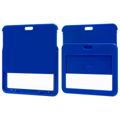 Бейдж горизонтальный (54х85 мм), лента 45 см с карабином, СЛАЙДЕР, синий, BRAUBERG EXTRA, 238833 - фото 6