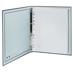 Папка-портфолио универсальная, 4 кольца, 20 файлов, 7БЦ матовая, BRAUBERG "Minimalism", 117553 - фото 3