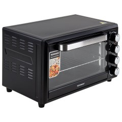 Мини-печь электрическая SONNEN EO-HL33, 1800 Вт, 33 л, 3 режима нагрева, таймер, механическое управление, черная, 458305 - фото 9