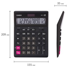 Калькулятор настольный CASIO GR-12-W (209х155 мм), 12 разрядов, двойное питание, черный, европодвес, GR-12-W-EP Калькулятор настольный CASIO GR-12-W (209х155 мм), 12 разрядов, двойное питание, черный, европодвес, GR-12-W-EP - фото 7
