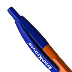 Ручка шариковая автоматическая с грипом ERICH KRAUSE "R-301 Orange", СИНЯЯ, узел 1,0 мм, линия письма 0,35 мм, 46762 - фото 6