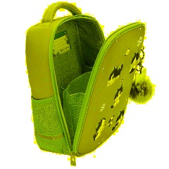 Ранец BRAUBERG LIGHT, 1 отделение, с брелоком, "Играющие котики", плюшевые нашивки, 36х26х13 см, 272030 - фото 6
