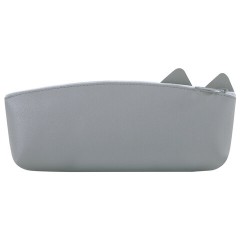Пенал ЮНЛАНДИЯ ЮНИОР, 1 отделение, искусственная кожа, "Gray kitty", 20х9х7 см, 273819 - фото 3