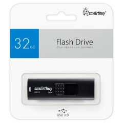 Флеш-диск 32 GB SMARTBUY Fashion USB 3.0, черный, SB032GB3FSK - фото 8