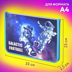 Папка для труда на молнии ЮНЛАНДИЯ А4, 1 отделение, откидная планка, органайзер, "Football", 270986 Папка для труда на молнии ЮНЛАНДИЯ А4, 1 отделение, откидная планка, органайзер, "Football", 270986 - фото 12