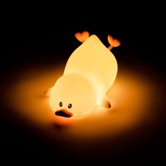 Ночник силиконовый LED "Утка" 101x150x85 мм, белый свет/RGB, таймер, изменение уровней яркости, USB, аккум.1200 мАч DASWERK (ДАСВЕРК) 238936 - фото 10