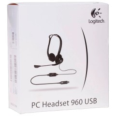 Наушники с микрофоном (гарнитура) LOGITECH PC 960, проводная, компьютерная, 2,4 м, стерео, USB, черная, 981-000100 Наушники с микрофоном (гарнитура) LOGITECH PC 960, проводная, компьютерная, 2,4 м, стерео, USB, черная, 981-000100 - фото 6