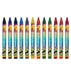 Восковые мелки BRAUBERG "МОНСТРИКИ", 12 цветов, 273238 Восковые мелки BRAUBERG "МОНСТРИКИ", 12 цветов, 273238 - фото 2