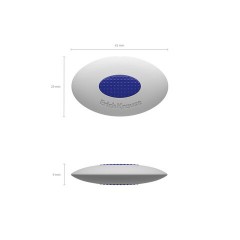 Ластик ERICH KRAUSE "SmartWay Mini Oval", 41х29х9 мм, белый, овальный, пластиковый держатель, 45533 - фото 3