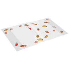 Обложки "FOOD" для тетрадей и дневников, КОМПЛЕКТ 10 шт., ПЛОТНЫЕ, 210х350 мм, 110 мкм, FUNSTER (ФАНСТЕР), 274083 - фото 2