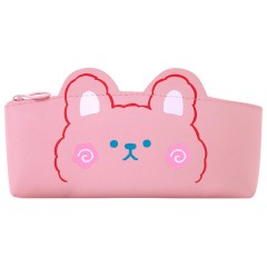 Пенал ЮНЛАНДИЯ ЮНИОР, 1 отделение, искусственная кожа, "Pink bear", 20х9х7 см, 273818 - фото 2