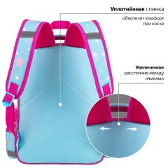 Рюкзак ПИФАГОР SCHOOL, 1 отделение, 3 кармана, "Smart penguin", 38x28х14 см, 271403 Рюкзак ПИФАГОР SCHOOL, 1 отделение, 3 кармана, "Smart penguin", 38x28х14 см, 271403 - фото 10
