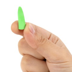 Беруши одноразовые пенополиуретановые без шнурка, КОМПЛЕКТ 5 пар в контейнере, SNR 43 дБ, RABBITEX (РАББИТЕКС), 671319 - фото 8