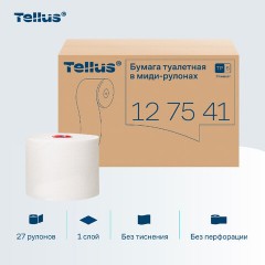 Бумага туалетная 135 м, Tellus/TORK (Система Т6) UNIVERSAL, КОМПЛЕКТ 27 рулонов, белая, 127540/127541 - фото 13