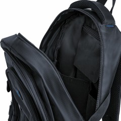 Рюкзак BRAUBERG TITANIUM универсальный, 3 отделения, черный, синие вставки, 45х28х18 см, 224734 Рюкзак BRAUBERG TITANIUM универсальный, 3 отделения, черный, синие вставки, 45х28х18 см, 224734 - фото 7