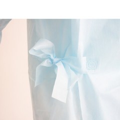 Халат хирургический стерильный 140 см, 52-54 р., манжета, спанбонд 25 г/м2, ГЕКСА, голубой Халат хирургический стерильный 140 см, 52-54 р., манжета, спанбонд 25 г/м2, ГЕКСА, голубой - фото 5