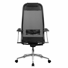 Кресло МЕТТА "ErgoLife" 10 B1-104K, хром, синхромеханизм, прочная сетка, черное Кресло МЕТТА "ErgoLife" 10 B1-104K, хром, синхромеханизм, прочная сетка, черное - фото 5