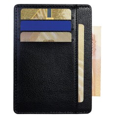 Картхолдер для трех карт с двумя дополнительными карманами, 12х8,6 см, черный, BRAUBERG, 238763 - фото 3