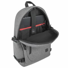 Рюкзак BRAUBERG URBAN универсальный, с отделением для ноутбука, USB-порт, "Charge", серый, 46х31х15 см, 271655 Рюкзак BRAUBERG URBAN универсальный, с отделением для ноутбука, USB-порт, "Charge", серый, 46х31х15 см, 271655 - фото 6